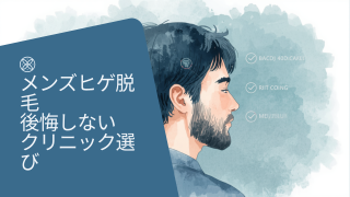 メンズヒゲ脱毛クリニックの選び方